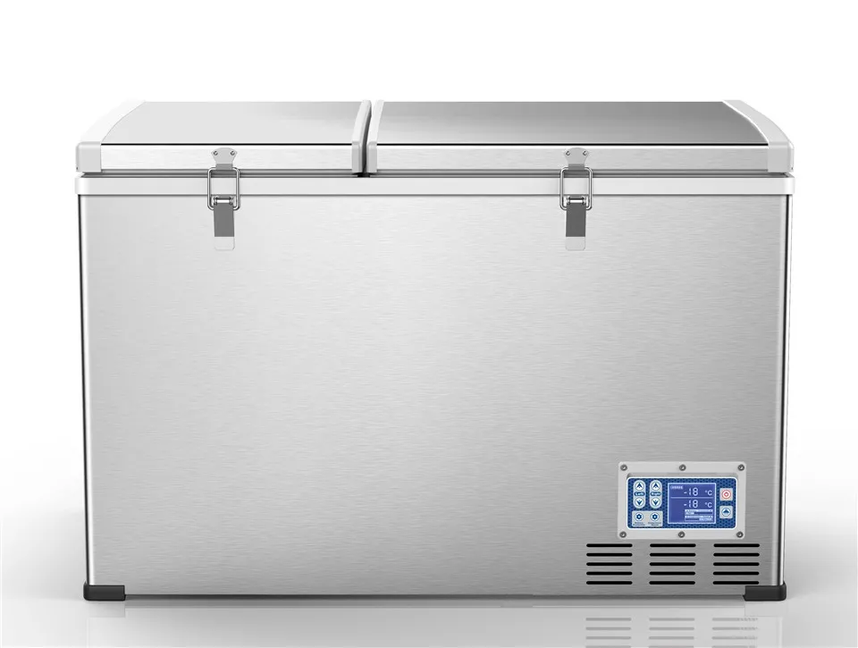 80L\/100L\/125 l Dvojité dvere hrudnej chladničky